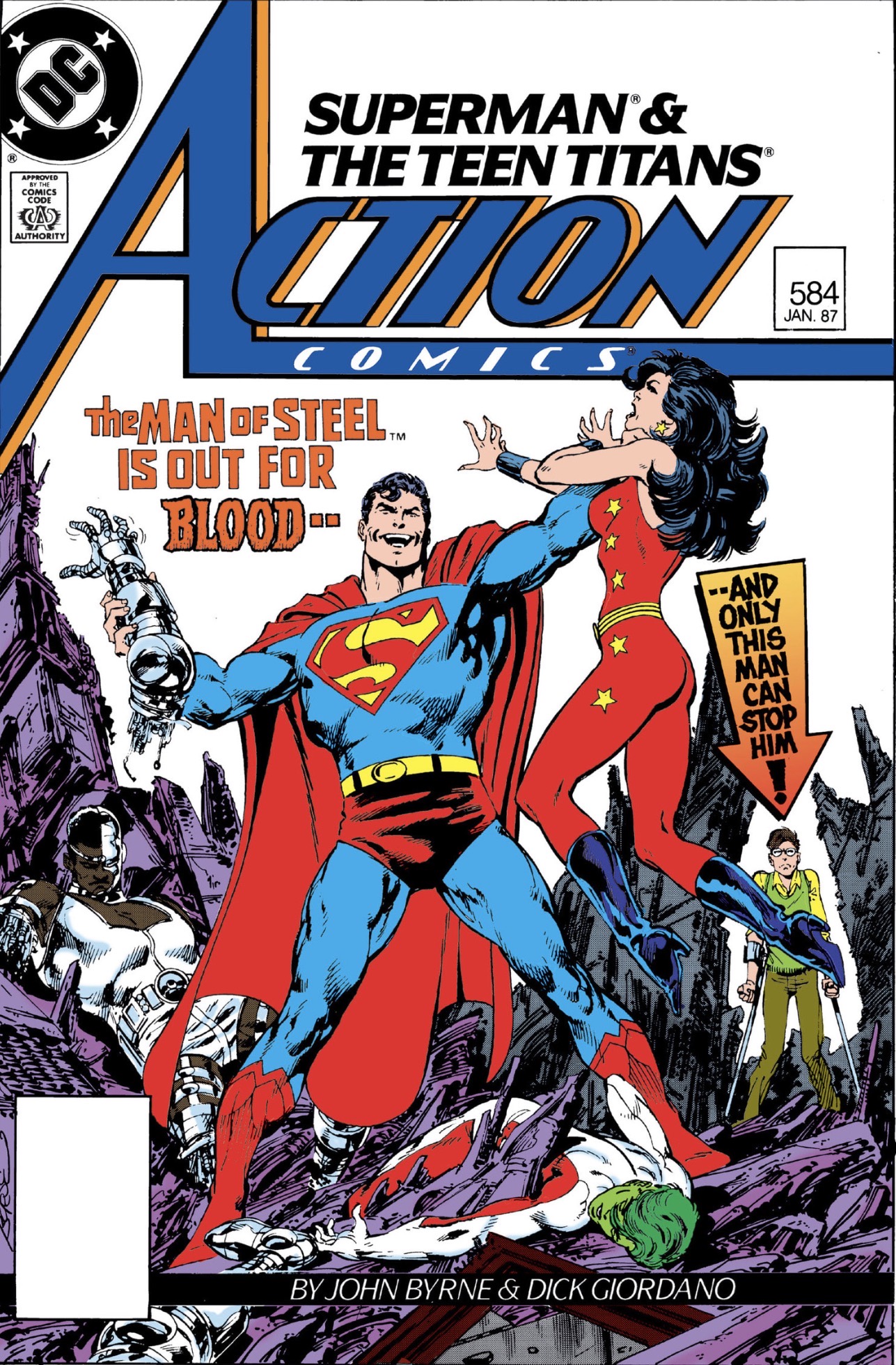 Action Comics #584 – On this date 40 years ago